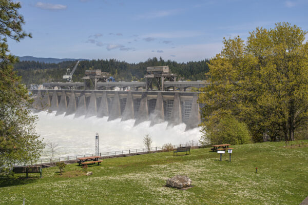 Bonneville Dam, Bonneville, Washington in Skamania County